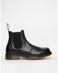 Мужские черные кожаные ботинки челси от Dr. Martens