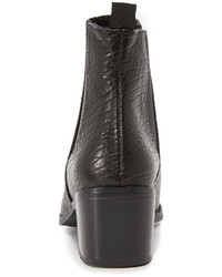 Женские черные кожаные ботинки челси от Sol Sana