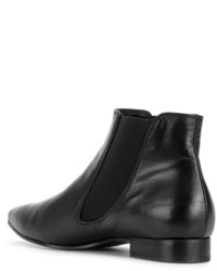 Женские черные кожаные ботинки челси от P.A.R.O.S.H.