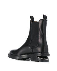 Женские черные кожаные ботинки челси от Alexander Wang