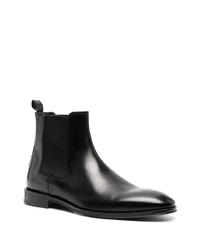 Мужские черные кожаные ботинки челси от Roberto Cavalli