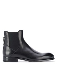 Мужские черные кожаные ботинки челси от Ermenegildo Zegna