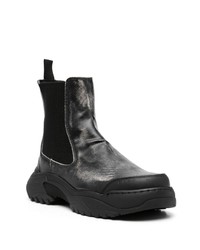 Мужские черные кожаные ботинки челси от Gmbh