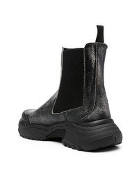 Мужские черные кожаные ботинки челси от Gmbh