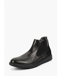 Мужские черные кожаные ботинки челси от Floktar