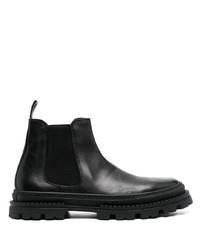 Мужские черные кожаные ботинки челси от Giuliano Galiano