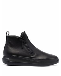 Мужские черные кожаные ботинки челси от Giuseppe Zanotti