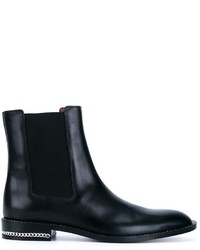 Женские черные кожаные ботинки челси от Givenchy