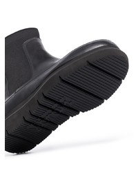 Мужские черные кожаные ботинки челси от Sacai