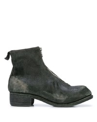 Мужские черные кожаные ботинки челси от Guidi