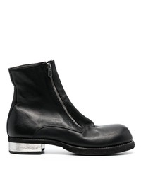 Мужские черные кожаные ботинки челси от Guidi