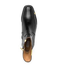 Мужские черные кожаные ботинки челси от Rochas