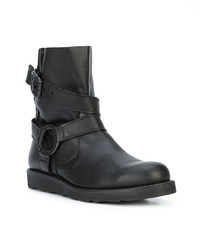 Мужские черные кожаные ботинки челси от Yohji Yamamoto