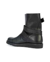 Мужские черные кожаные ботинки челси от Yohji Yamamoto