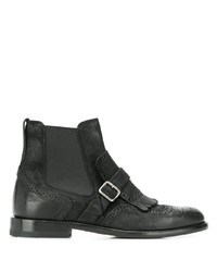Женские черные кожаные ботинки челси от Henderson Baracco