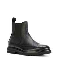 Мужские черные кожаные ботинки челси от Henderson Baracco