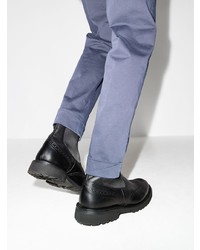 Мужские черные кожаные ботинки челси от Tricker's