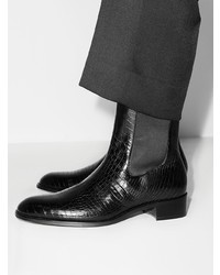 Мужские черные кожаные ботинки челси от Tom Ford