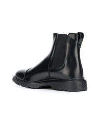 Мужские черные кожаные ботинки челси от Hogan