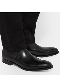 Мужские черные кожаные ботинки челси от Church's