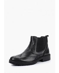 Женские черные кожаные ботинки челси от IGI&Co