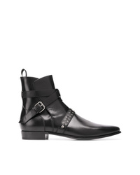 Мужские черные кожаные ботинки челси от IRO