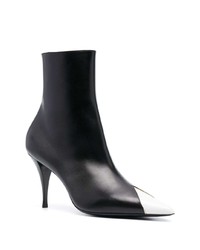 Мужские черные кожаные ботинки челси от Saint Laurent