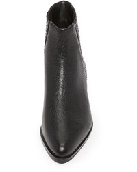 Женские черные кожаные ботинки челси от Diane von Furstenberg