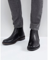 Мужские черные кожаные ботинки челси от Kg Kurt Geiger