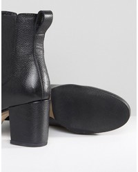 Женские черные кожаные ботинки челси от Park Lane