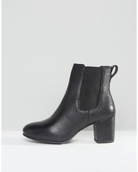 Женские черные кожаные ботинки челси от Park Lane