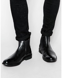 Мужские черные кожаные ботинки челси от Lambretta