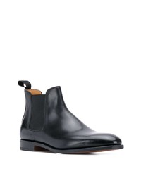 Мужские черные кожаные ботинки челси от John Lobb