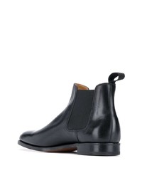 Мужские черные кожаные ботинки челси от John Lobb