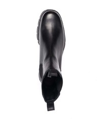 Мужские черные кожаные ботинки челси от Jil Sander