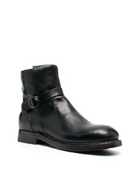 Мужские черные кожаные ботинки челси от Silvano Sassetti