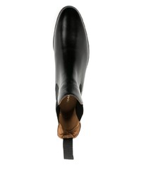Мужские черные кожаные ботинки челси от Egrey