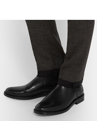 Мужские черные кожаные ботинки челси от A.P.C.