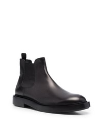 Мужские черные кожаные ботинки челси от Giorgio Armani