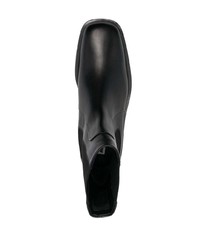 Мужские черные кожаные ботинки челси от Jil Sander