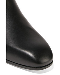 Женские черные кожаные ботинки челси от Gucci