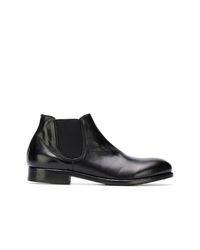 Мужские черные кожаные ботинки челси от Leqarant