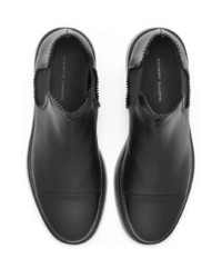 Мужские черные кожаные ботинки челси от Giuseppe Zanotti