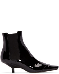 Женские черные кожаные ботинки челси от Loewe
