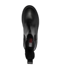 Мужские черные кожаные ботинки челси от Tommy Jeans