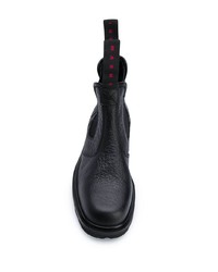 Мужские черные кожаные ботинки челси от Marni