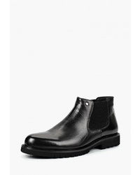 Мужские черные кожаные ботинки челси от Marco Lippi