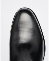 Мужские черные кожаные ботинки челси от Aldo