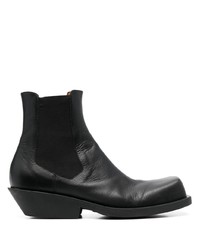 Мужские черные кожаные ботинки челси от Marni