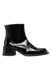 Мужские черные кожаные ботинки челси от Martine Rose